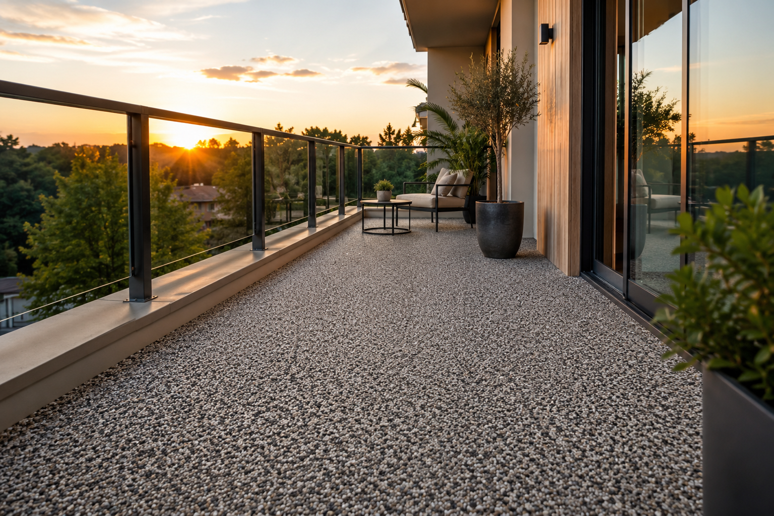 terrace resin bound gravel